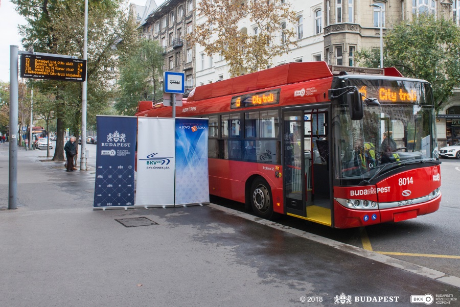 New Weekend Trolleybus To Operate In Inner Budapest