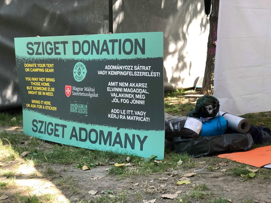 Charity Gets Equipment & Clothing Left By Sziget Festival-Goers