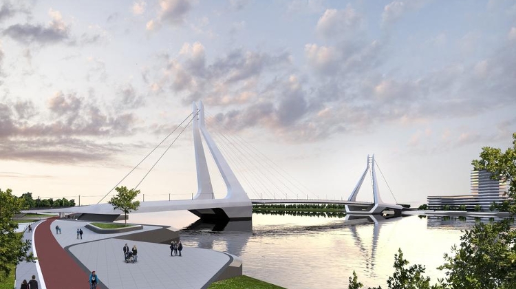 Video: Impressive New Budapest Bridge Planned At Csepel Island