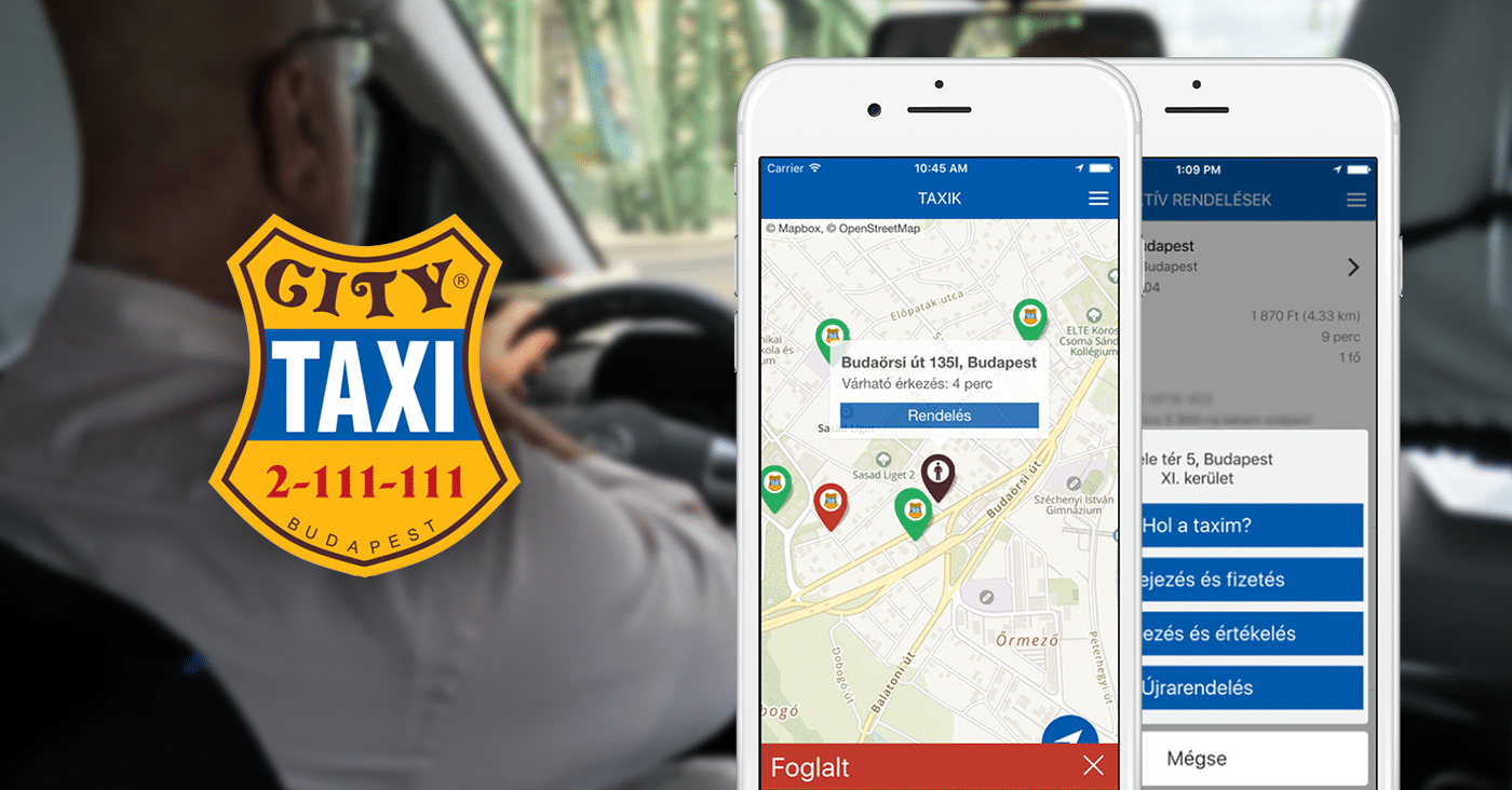 City Taxi Budapest Suggests App for Taxi Ordering