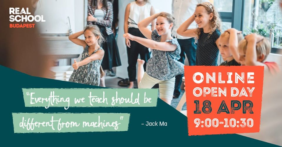 Online Open Day @ Real School Budapest, 18 April