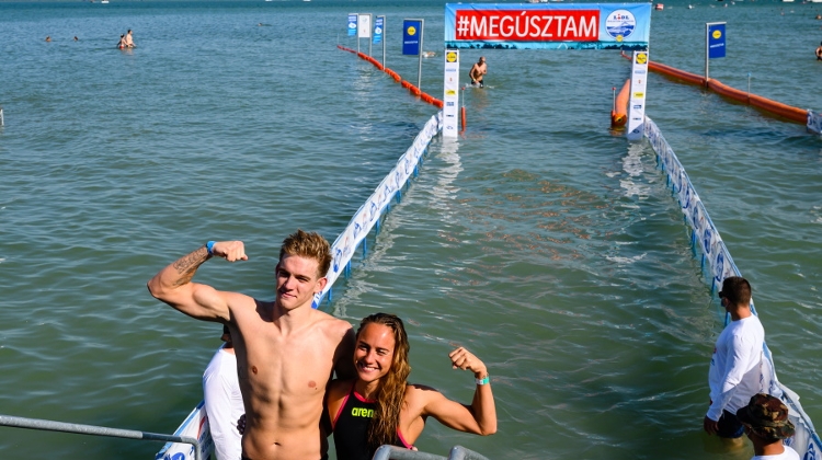 New Record Time Winner At 38th Cross-Balaton Swimming Competition