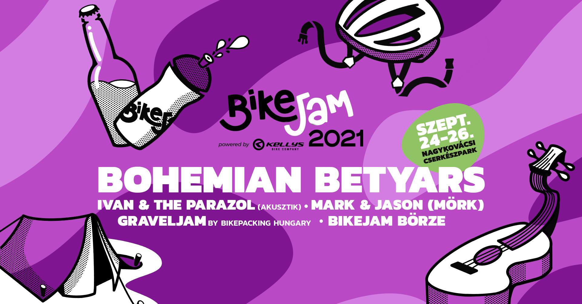 'BikeJam Festival', Sztrilich Pál Cserkészpark Budapest, 24 - 26 September