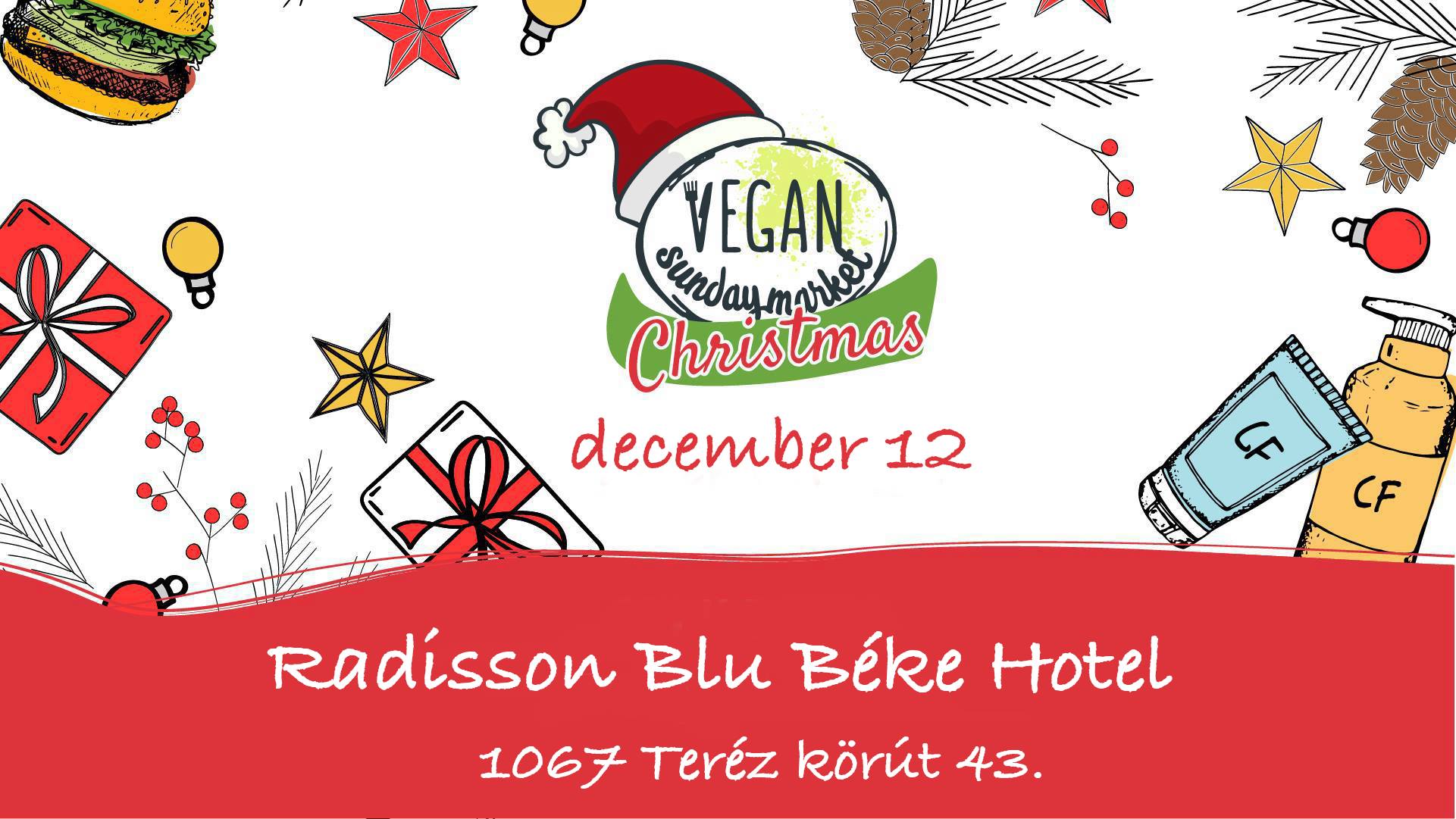 Vegan Sunday Christmas Market, Radisson Blu Béke Hotel, Budapest, 12 December