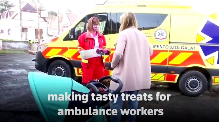 Watch: Kind Hungarians Bake For Ambulance Crews