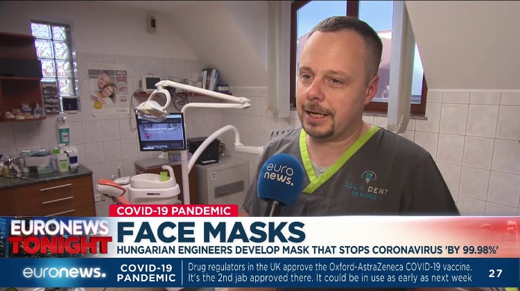 Watch: Hungarian Engineers Develop Mask That Stops Coronavirus ‘By 99.98%'