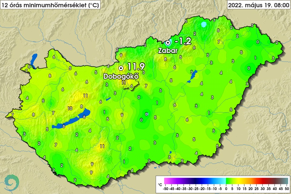 Cold Weather Record for May 19 Broken in Hungary
