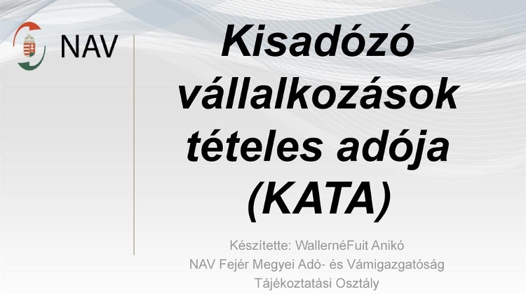 KATA: Opposition Appeals to Top Court in Hungary Against Small Business Tax Changes