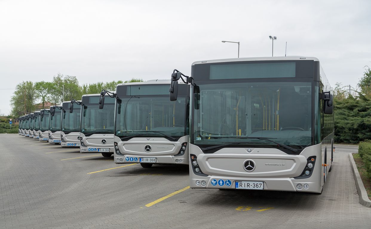 Volánbusz Receives First Mercedes Buses
