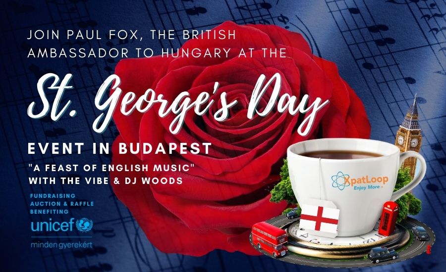 Invitation: St. George's Event, Corinthia Ballroom, 30 April: ‘A Feast of English Music’
