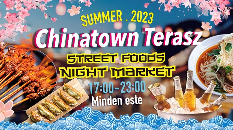 Enjoy Asian Street Food @ Summer Night Market in Chinatown Budapest