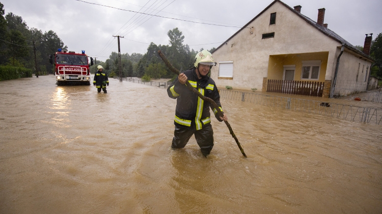 Watch: Century Record Levels of Rainfall in Hungary This January