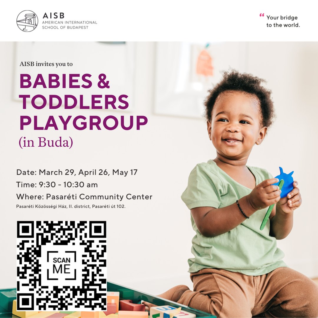 AISB Babies & Toddlers Group in Budapest, 17 May