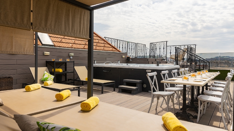 'Sky Beach' Roof-Top Terrace Opens at Mystery Hotel Budapest