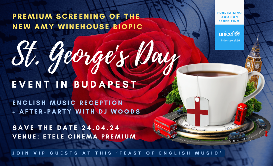 Invitation: St. George's Day Event in Budapest Supporting UNICEF, Wednesday 24 April