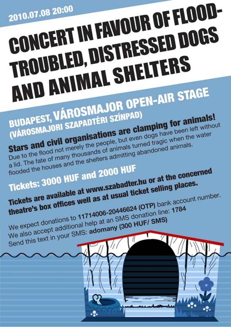 Concert In Favor Of Flood-Troubled, Distressed Dogs And Animal Shelters