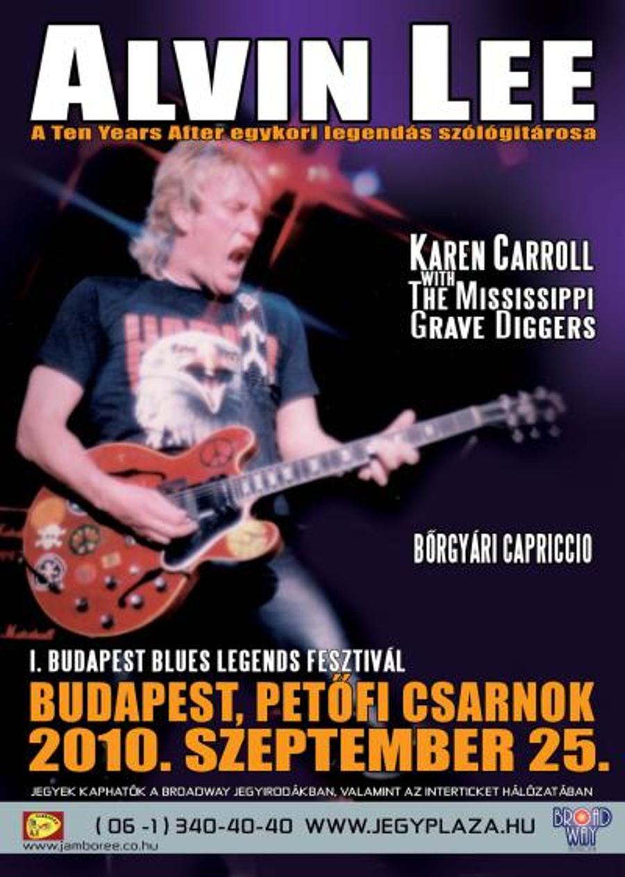 'Blues Legends Festival', Budapest, Petőfi Hall, 25 September