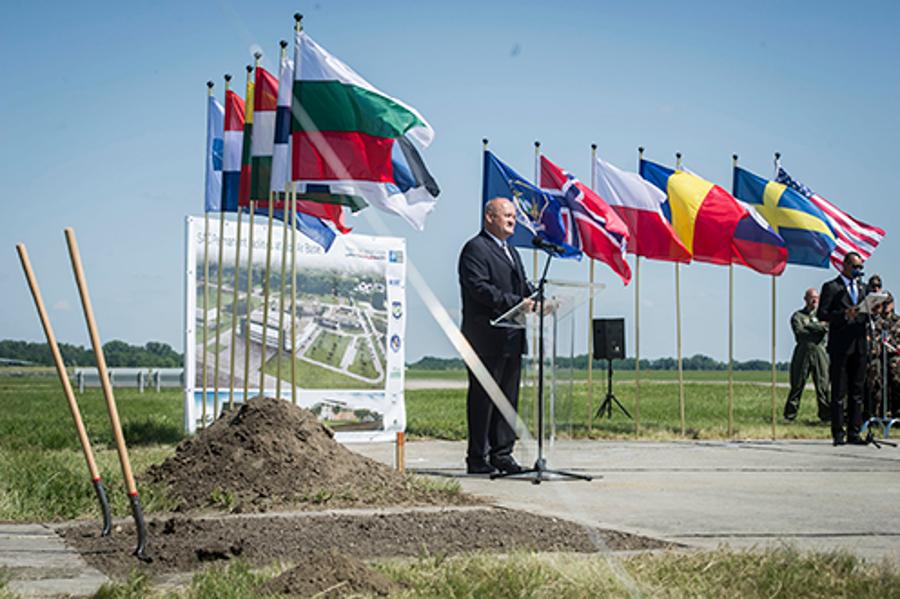 Cornerstone Of New Heavy Airlift Wing Hangar Complex Laid In Pápa, Hungary