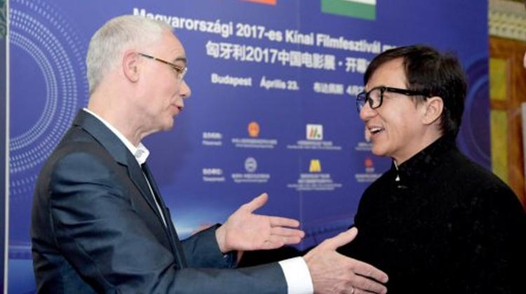Jackie Chan Opens Chinese Film Festival In Budapest