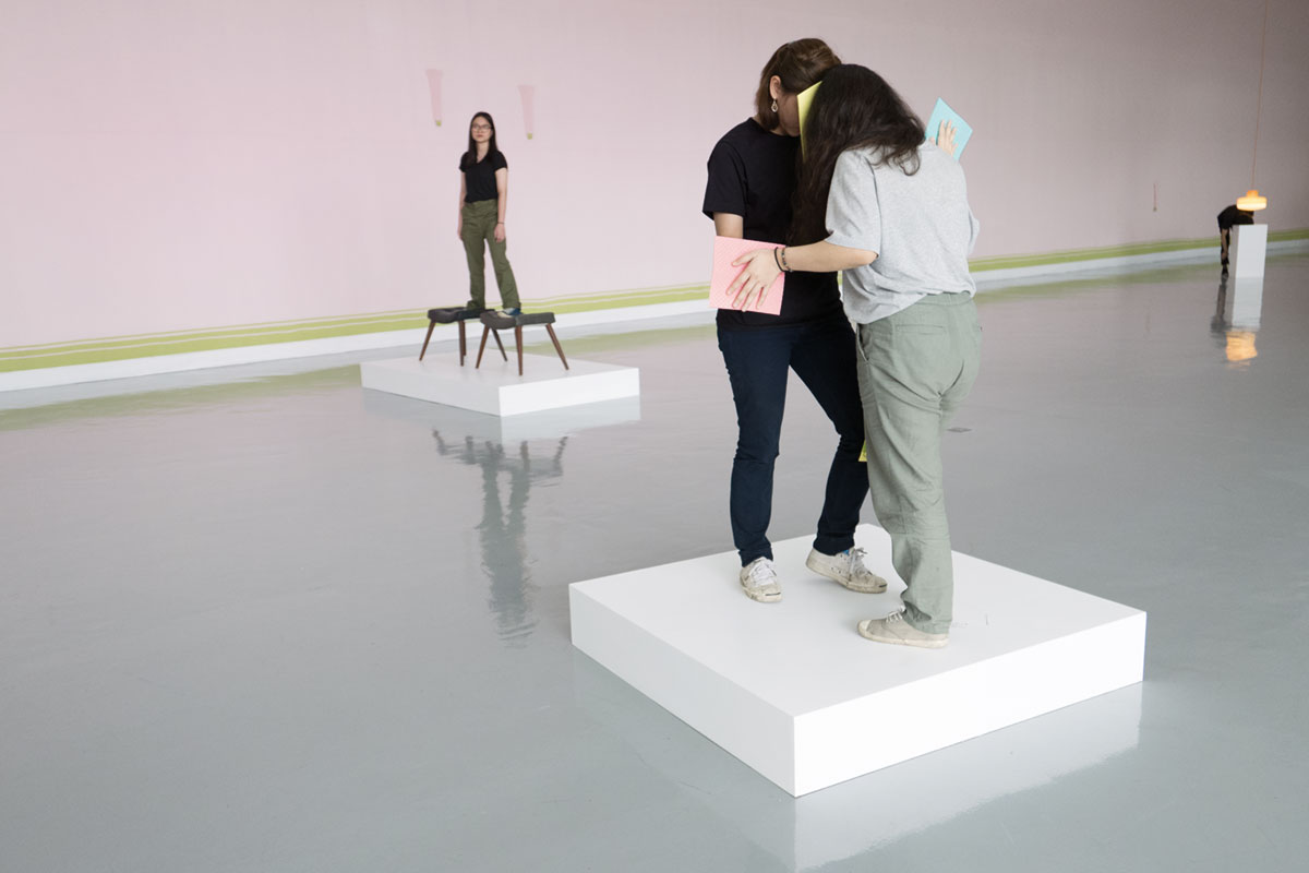 Erwin Wurm: “One Minute Sculptures” Interactive Exhibition, Ludwig Museum