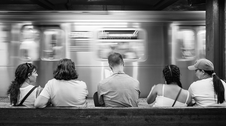 Actors Give Away Books On Budapest Metro