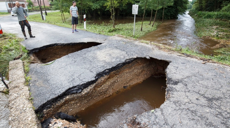 Video: Hungarian's 'Pothole Swim' Goes Viral, Results In New Road