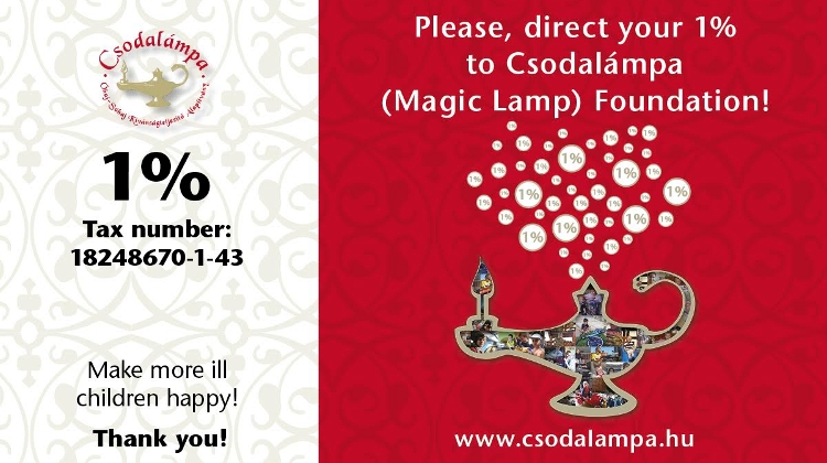 Help Magic Lamp (Csodalámpa) Wish-Fulfilling Foundation With 1% Of Your Income Tax