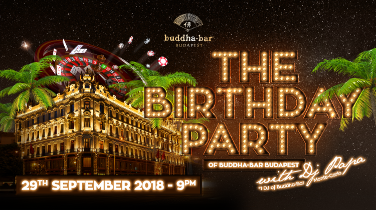 Buddha-Bar Budapest Birthday Party, 29 September