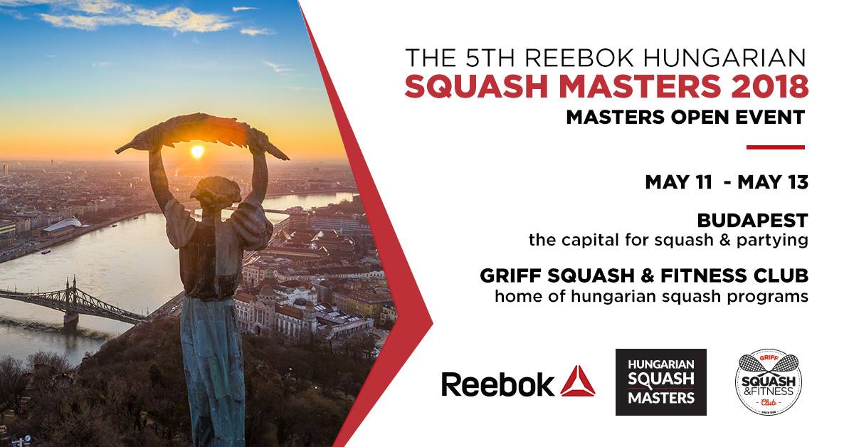 Reebok Hungarian Squash Masters, 11 – 13 May