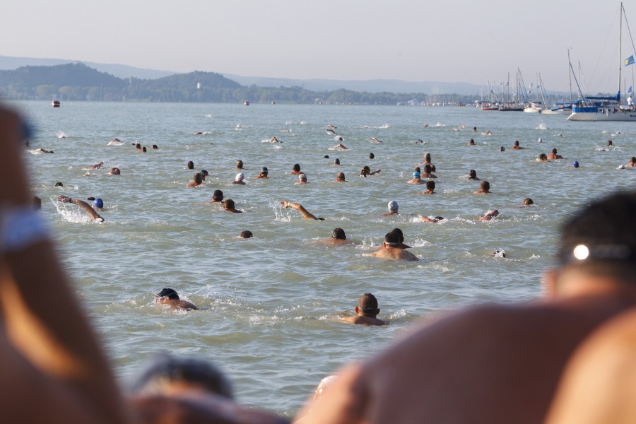 Video: Thousands Swim Across Lake Balaton