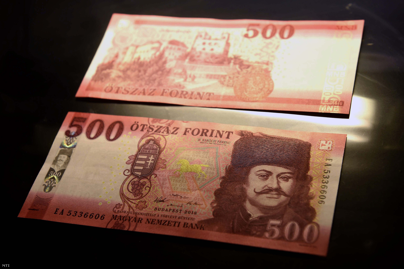 New 500 Forint Notes Out