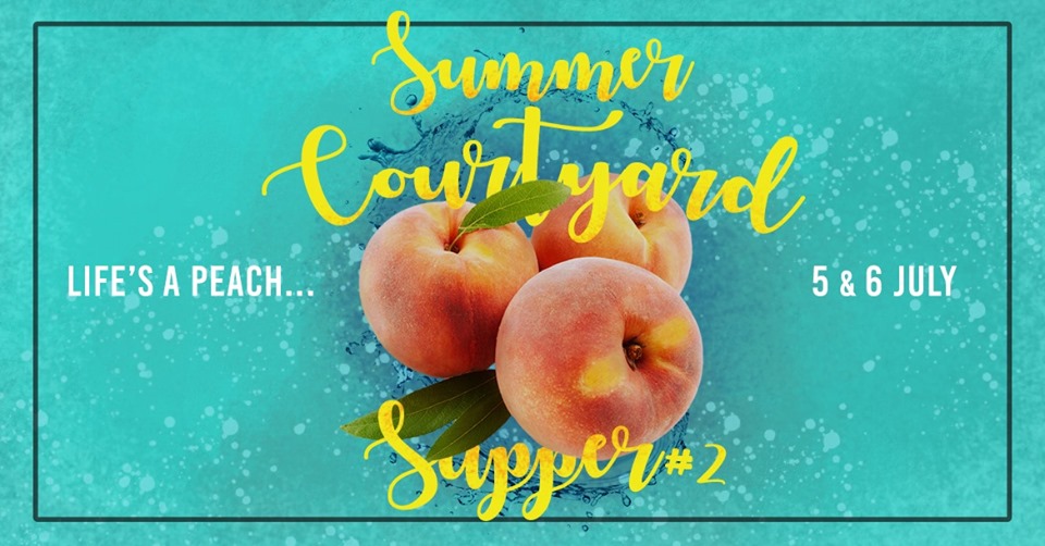 Summer Courtyard Supper: 'Life's A Peach', The Studios Budapest, 5 & 6  July