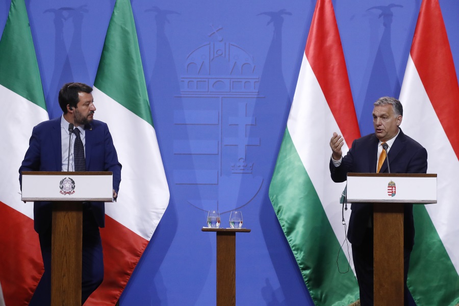 PM Orbán Meeting Right Wing Salvini, Morawiecki In Budapest Today