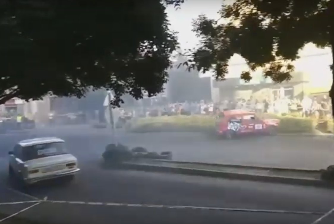 Video: Rally Car Smashes Into Spectators In Hungary As Driver 'Shows Off' On Victory Lap