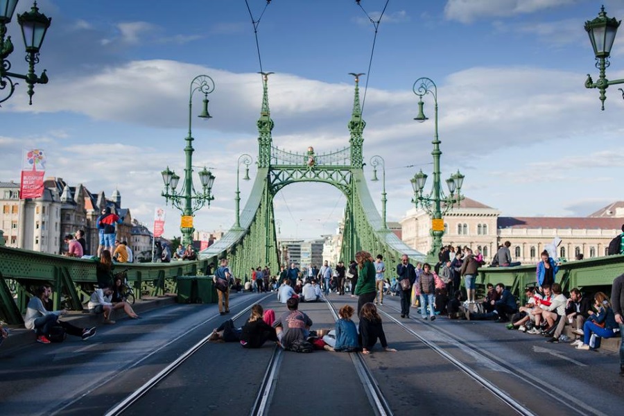 Liberty Bridge 'Closed For Picnics' At Weekends In July