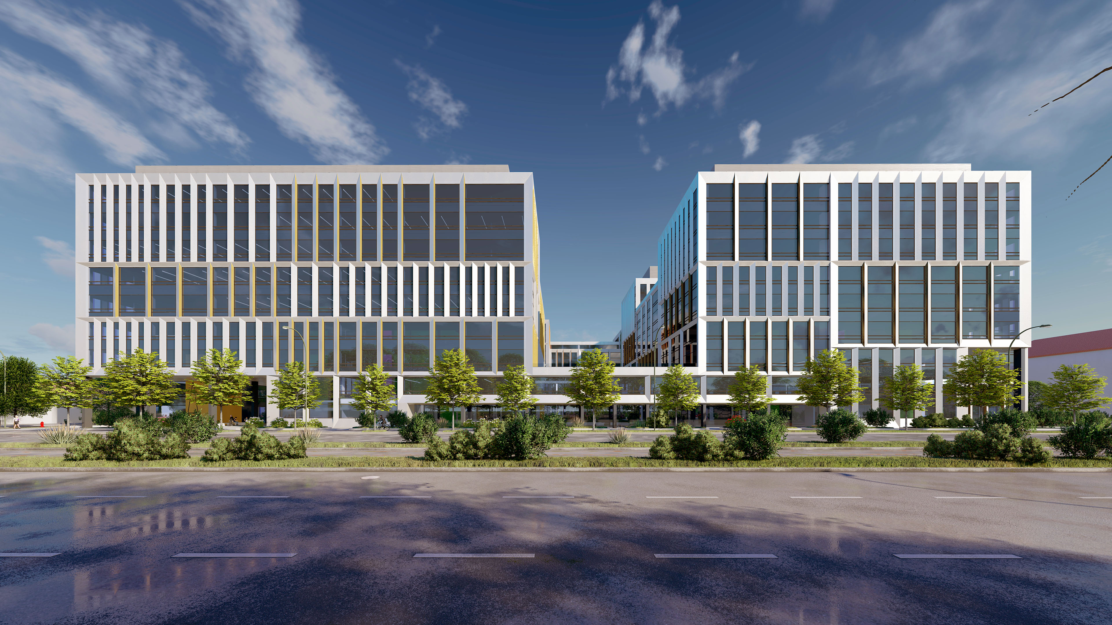 Construction & Leasing Of Aréna Business Campus In Budapest Is In Full Swing