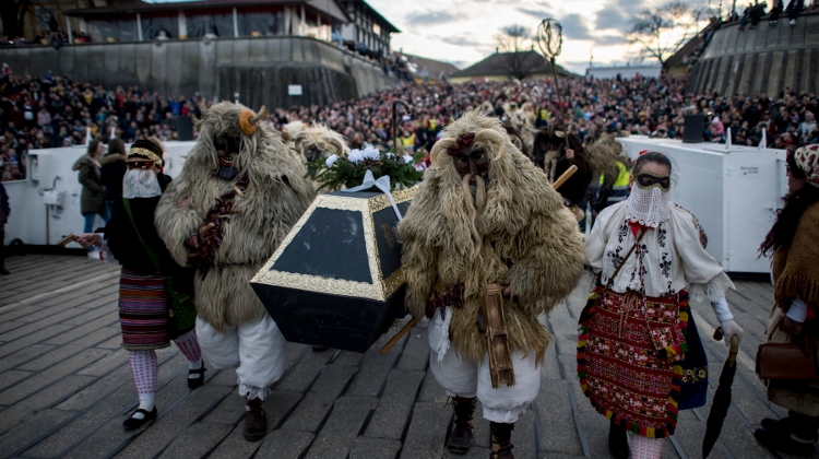 Video: Hungary Says Goodbye To Winter With Bizarre Costume Festival