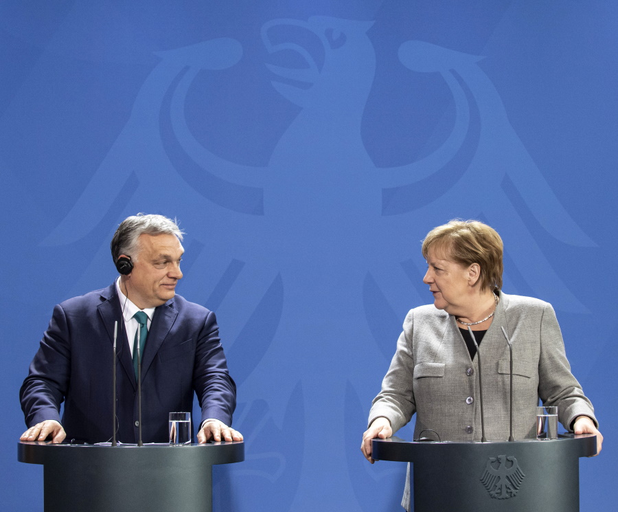 Merkel Meets Hungarian PM Orbán In Berlin