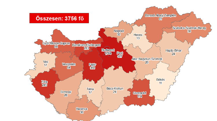 Coronavirus: Cases Rise To 3756, With 491 Deaths In Hungary