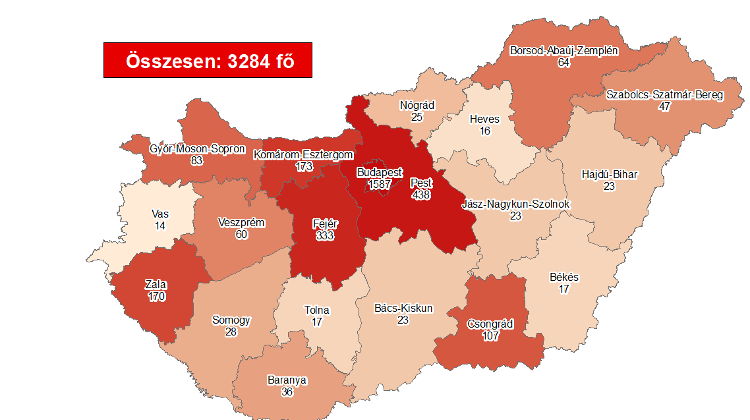 Coronavirus Cases Rise To 3284 With 421 Deaths In Hungary