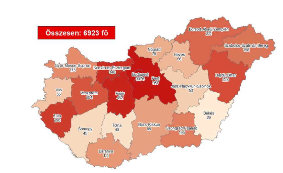 Coronavirus: Active Cases Stand At 2,373 With 1 New Death In Hungary