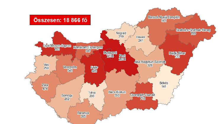 Coronavirus: Active Cases Stand At 13,779 With 3 New Deaths In Hungary