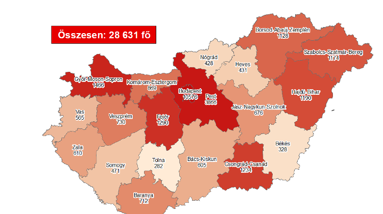 Coronavirus: Active Cases Stand At 21,484 With 17 New Deaths In Hungary