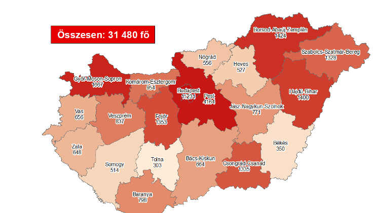 Coronavirus: Active Cases Stand At  22,482 With 11 New Deaths In Hungary