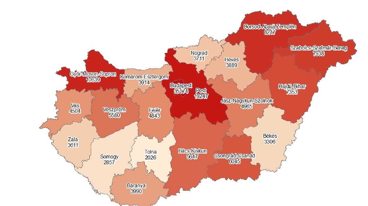 Covid Update: 110,256 Active Cases, 93 New Deaths In Hungary