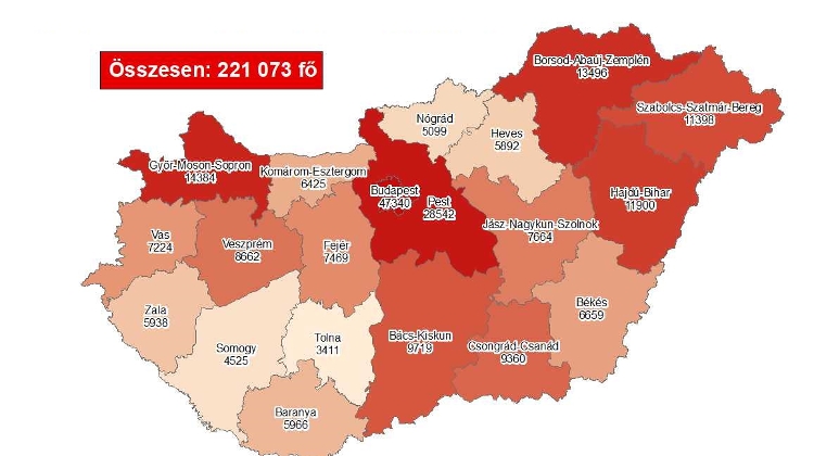 Covid Update: 151,294 Active Cases, 154 New Deaths In Hungary