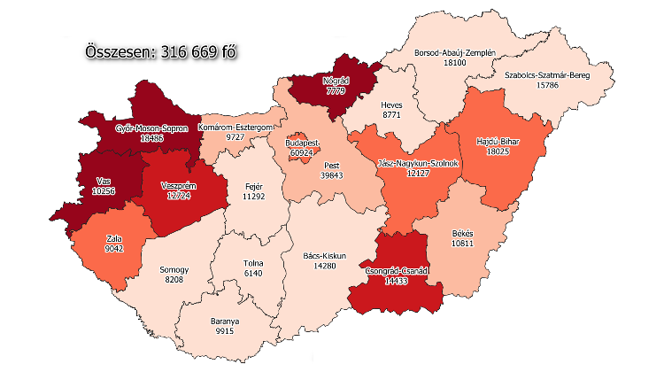 Covid Update: 173,164 Active Cases, 114 New Deaths In Hungary
