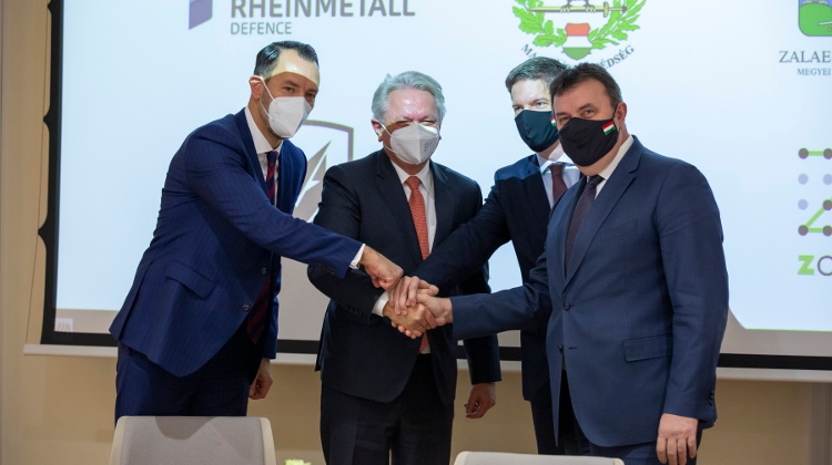 Cornerstone Laid For W Hungary Plant To Make Lynx Armoured Fighting Vehicles