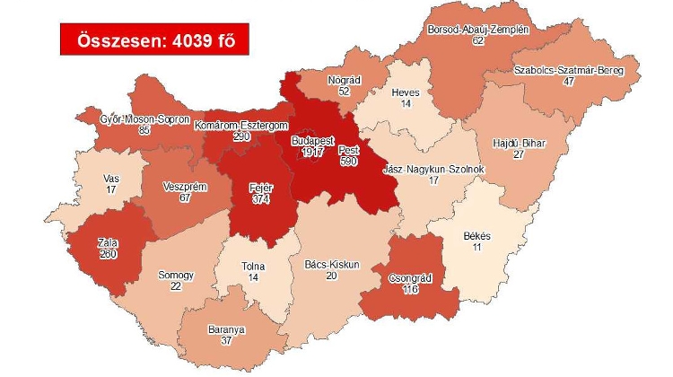 Coronavirus: Cases Rise To 4039 With 553 Deaths In Hungary