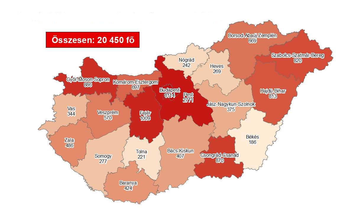 Coronavirus: Active Cases Stand At 15 104 With 8 New Deaths In Hungary